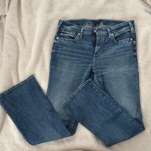 Silver Jeans Women's Straight Leg in Classic Blue